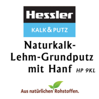 Hessler Naturkalk-Lehm-Grundputz / Oberputz mit Hanf