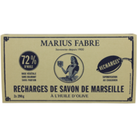 Olive - Marius Fabre - Französischer Seifenhalter aus Messing mit Olivenölseife