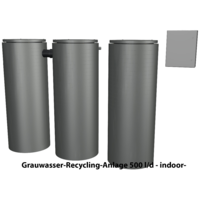 Grauwasser-Recycling-Anlage 500 l/d - indoor-