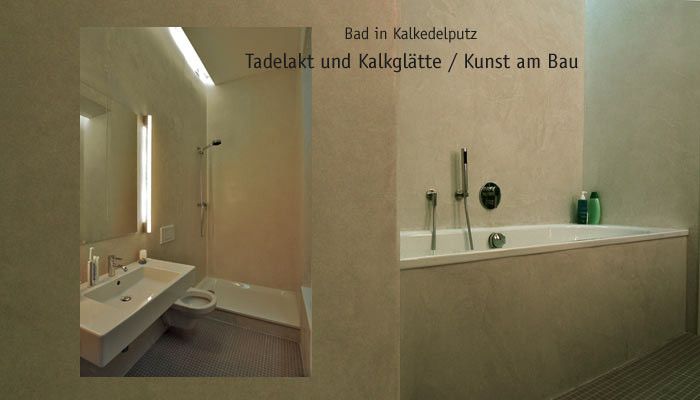 Tadelakt & Kalkglätte Bad und Dusche