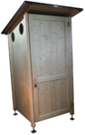 Trockentoiletten Kabine - Elstertal B 2.0 - aus Fichtenholz oder NEU aus Lärchenholz