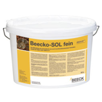 Beecko-SOL fein Sol-Silikatfarbe für mineralische wie auch kunstharzbeschichtete Fassaden