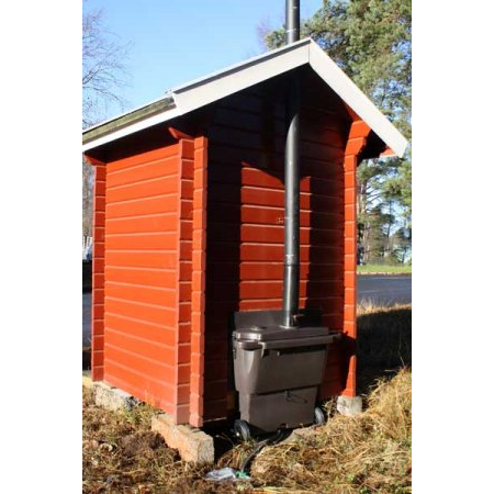 Komposttoilette Biolan Populett 200l -  Farbe: braun