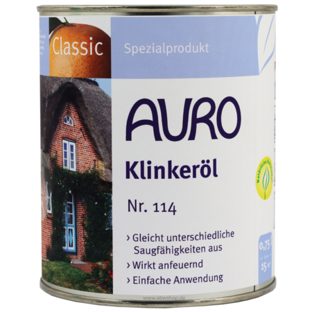 Auro Klinkeröl Nr.114 - Für Klinker, Schiefer, Stein & Cotto!