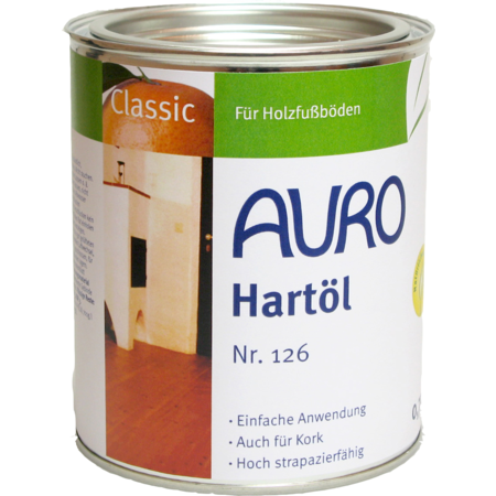 Auro Hartöl Classic Nr.126 und Nr.126-90 (weiß pigmentiert)