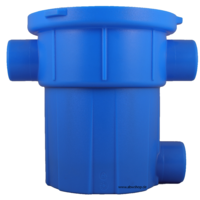 3P Regenwasserfilter Gartenfilter mit Kunststoffkorb oder Edelstahlkorb